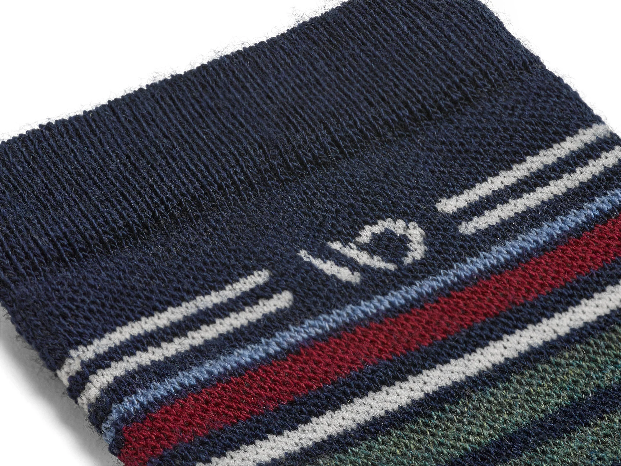 Men's Multi Stripe Cushioned Micro Crew Socks - Image 18