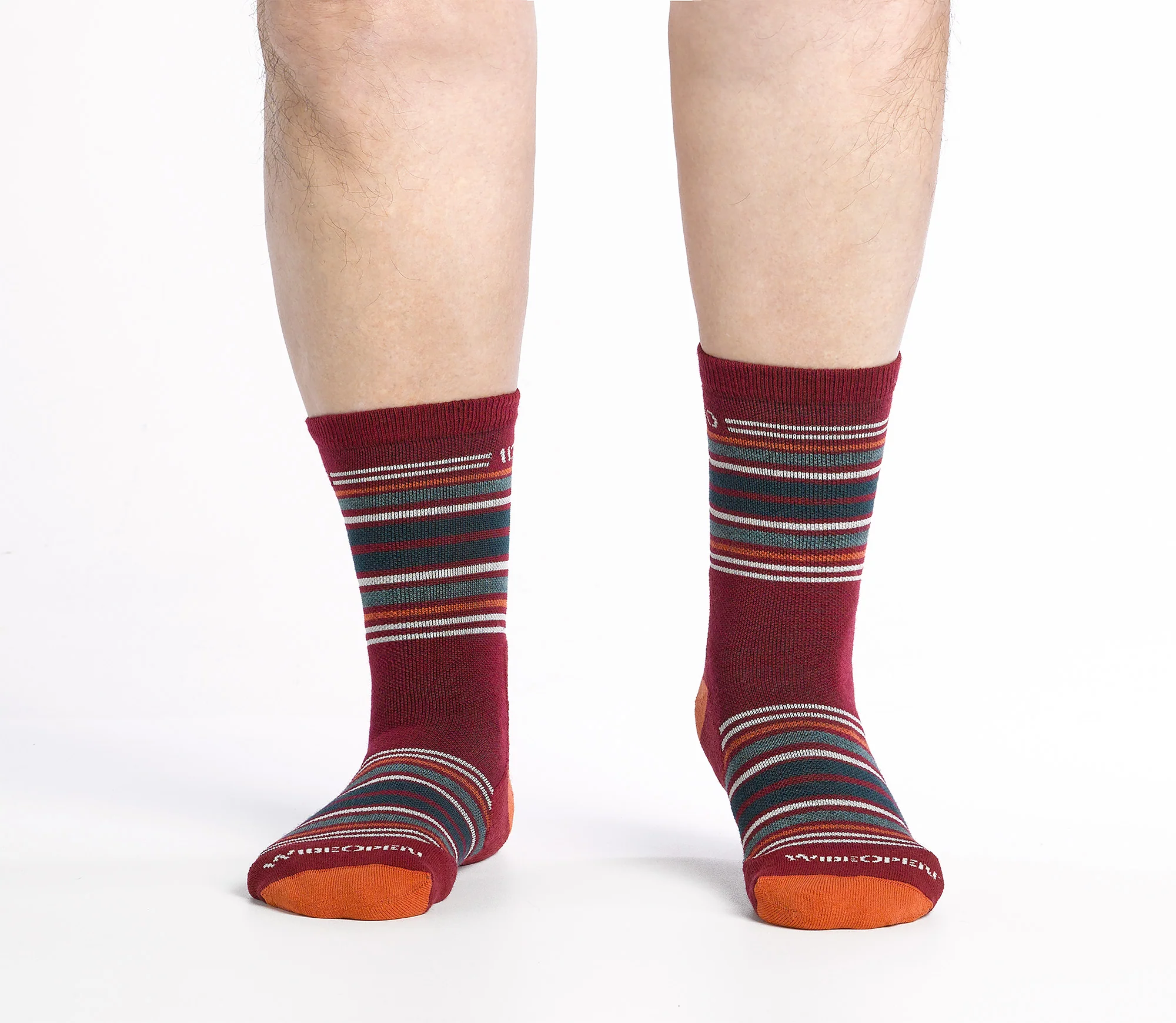 Men's Multi Stripe Cushioned Micro Crew Socks - Image 26