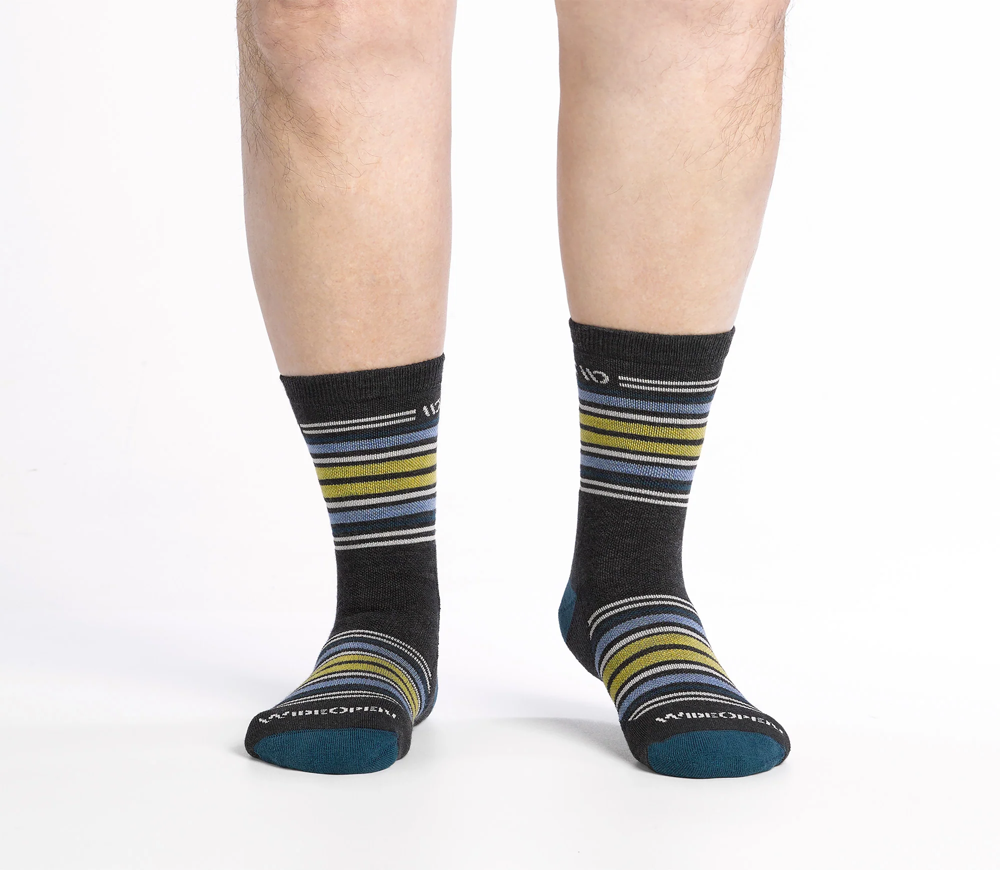 Men's Multi Stripe Cushioned Micro Crew Socks - Image 21