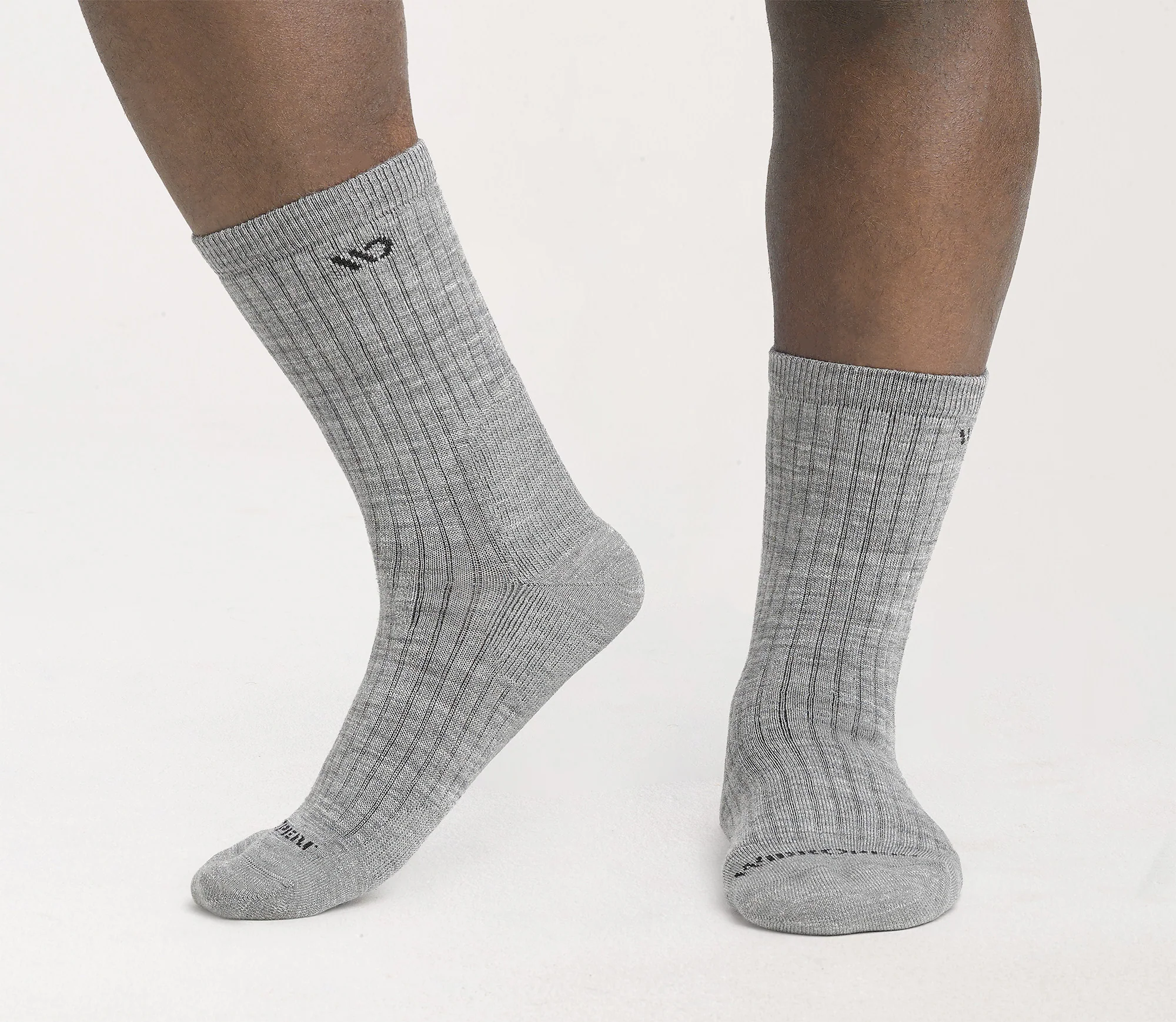 Men's Solid Cushioned Micro Crew Socks - Image 16