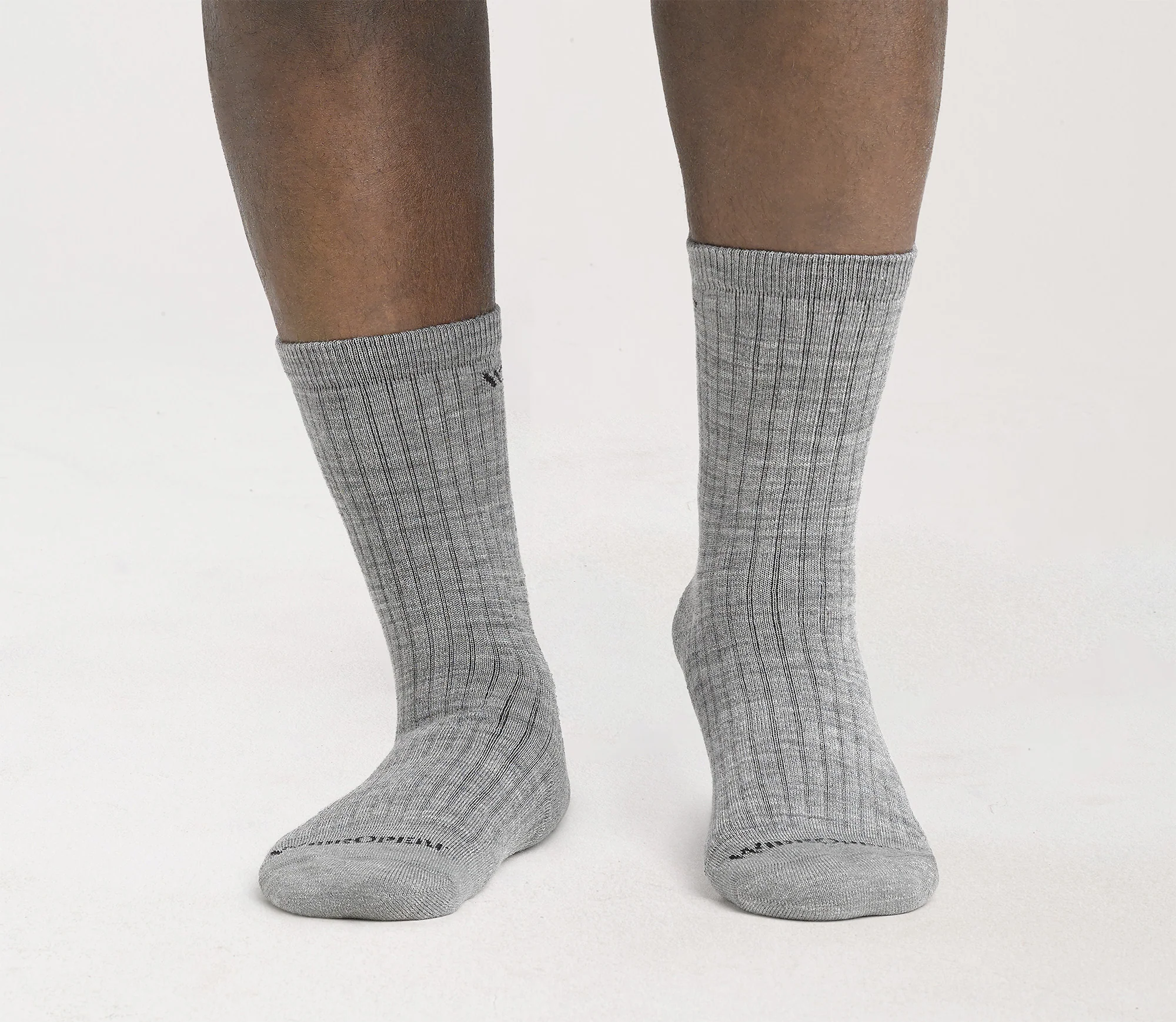 Men's Solid Cushioned Micro Crew Socks - Image 18