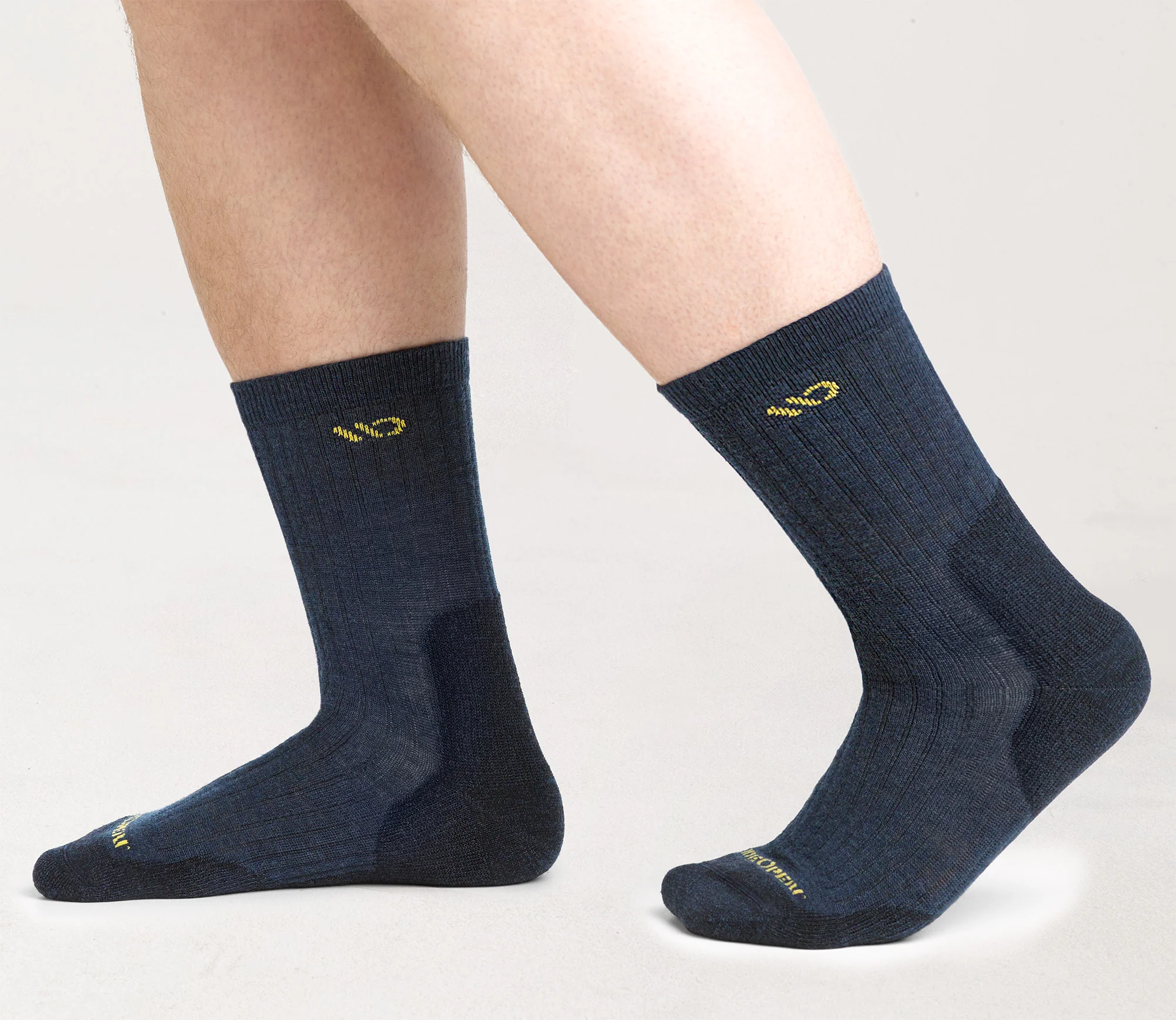 Men's Solid Cushioned Micro Crew Socks - Image 6