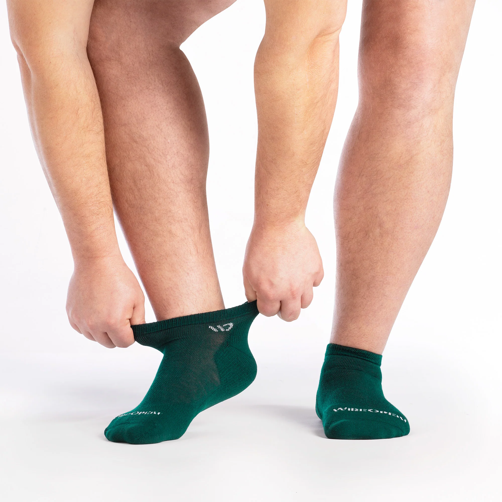 Men's Solid Cushioned Ankle Socks - Image 3
