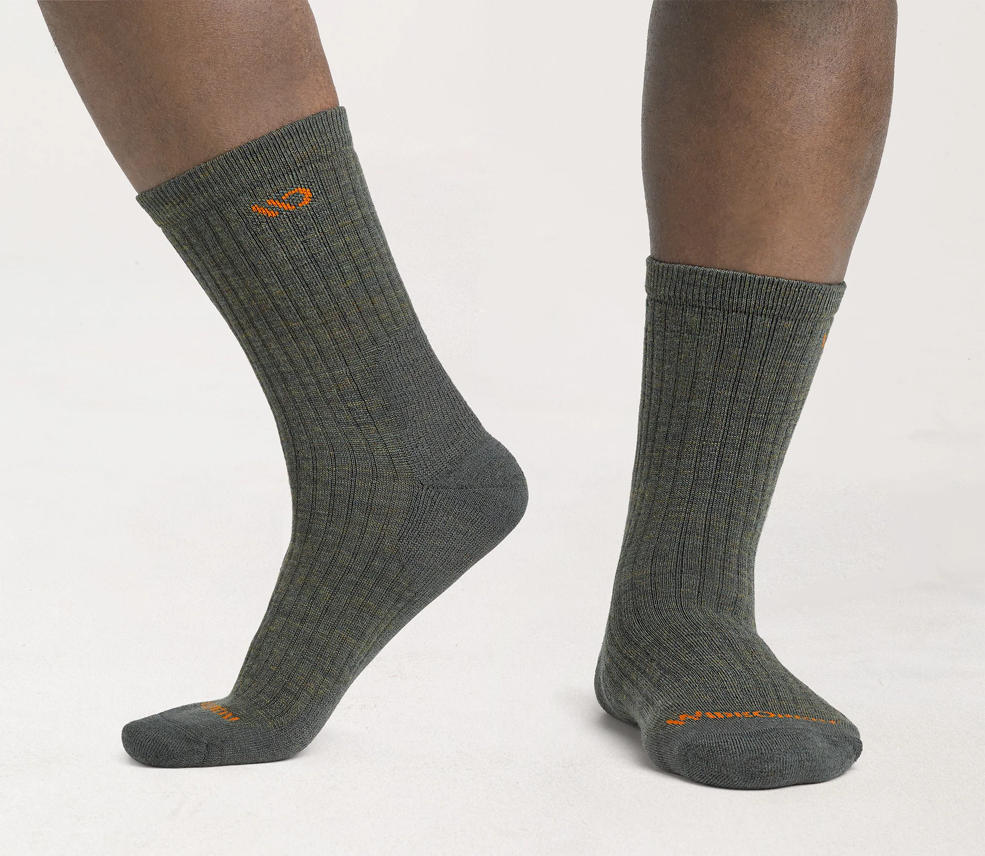 Men's Solid Cushioned Micro Crew Socks - Image 11