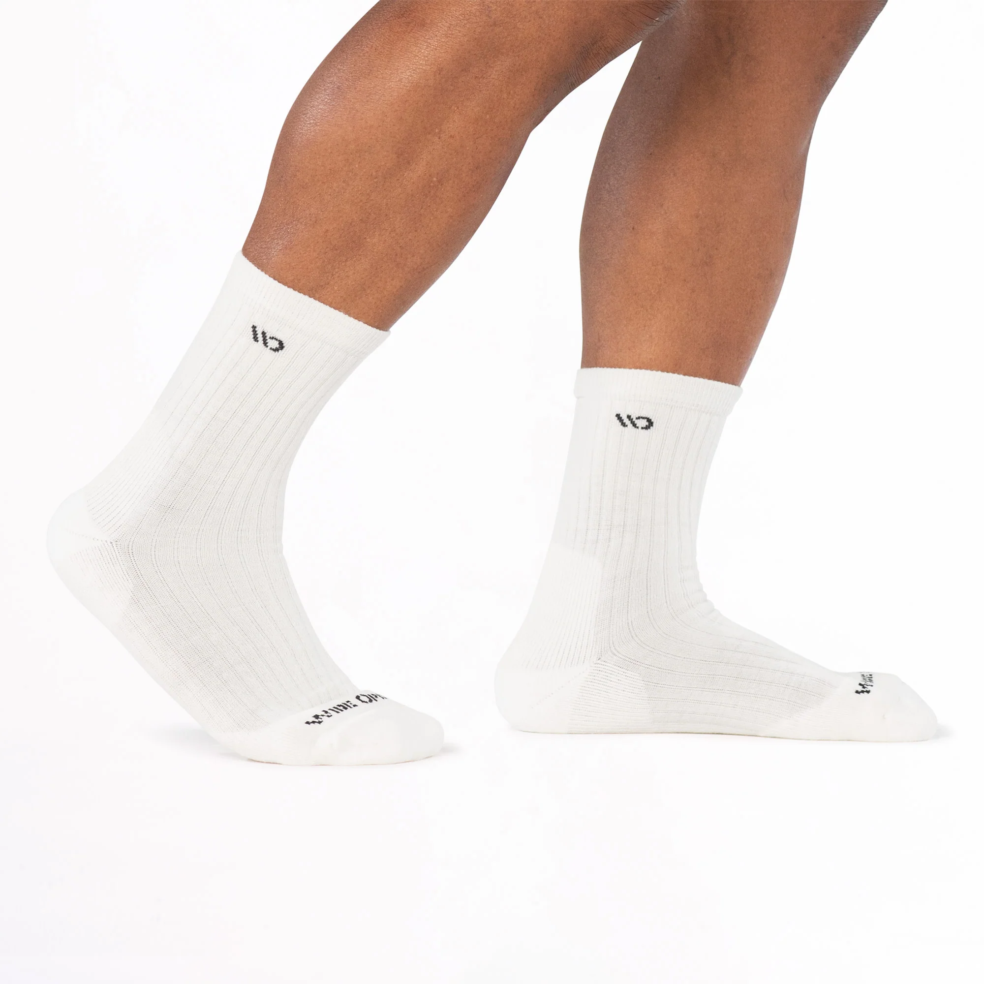 Men's Solid Cushioned Micro Crew Socks - Image 32