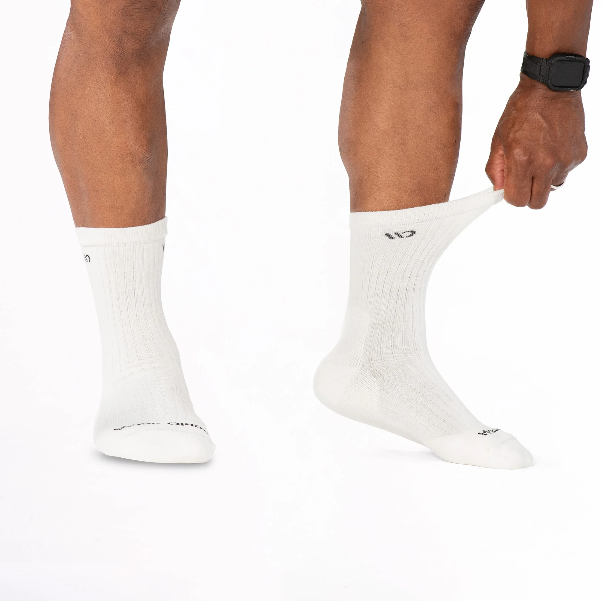 Men's Solid Cushioned Micro Crew Socks - Image 33