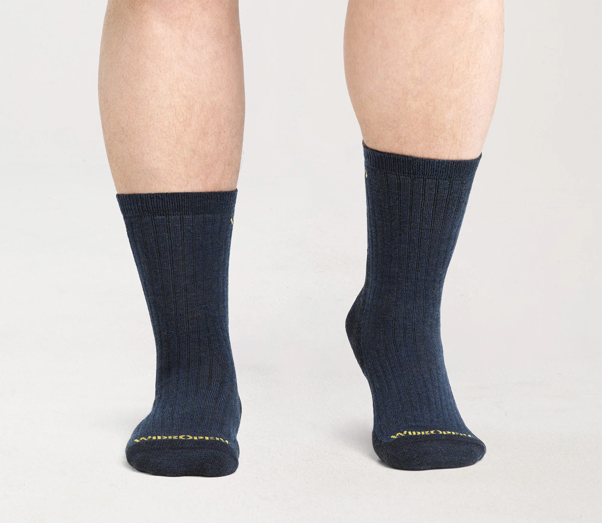 Men's Solid Cushioned Micro Crew Socks - Image 8