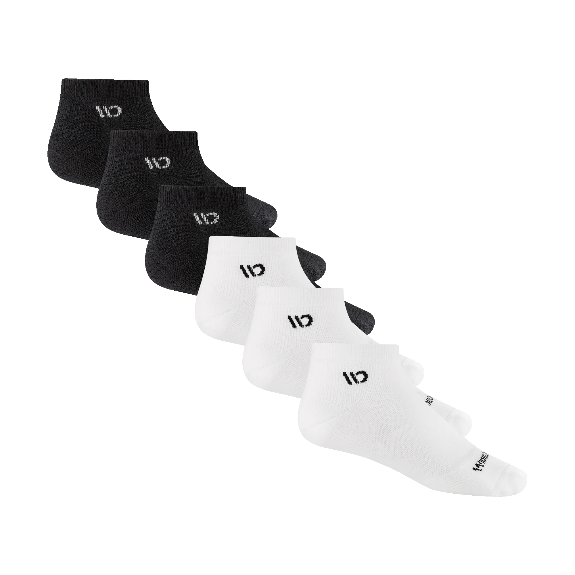 Men's Solid Cushioned No Show 6-Pack - Image 3