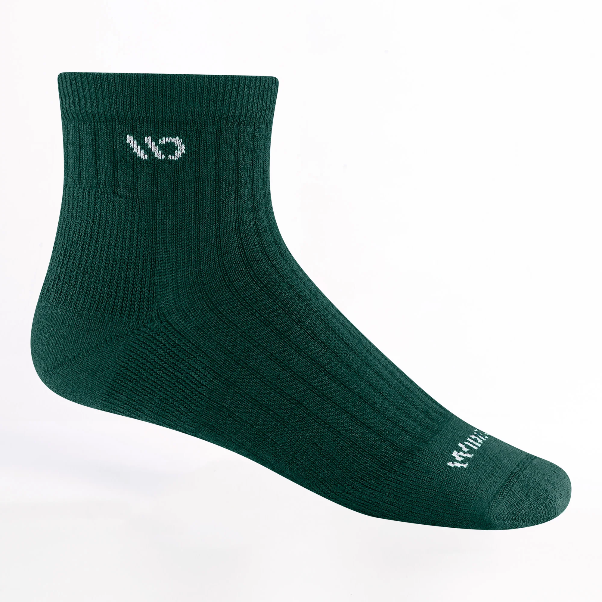 Men's Solid Cushioned Quarter Socks - Image 5