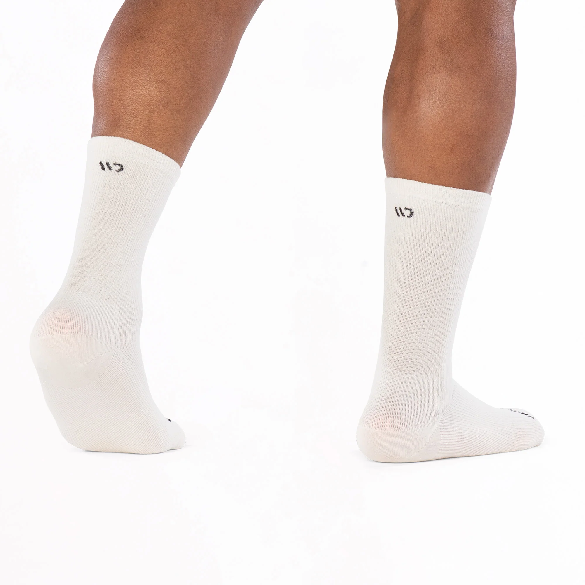 Men's Solid Lightweight Crew Socks - Image 13