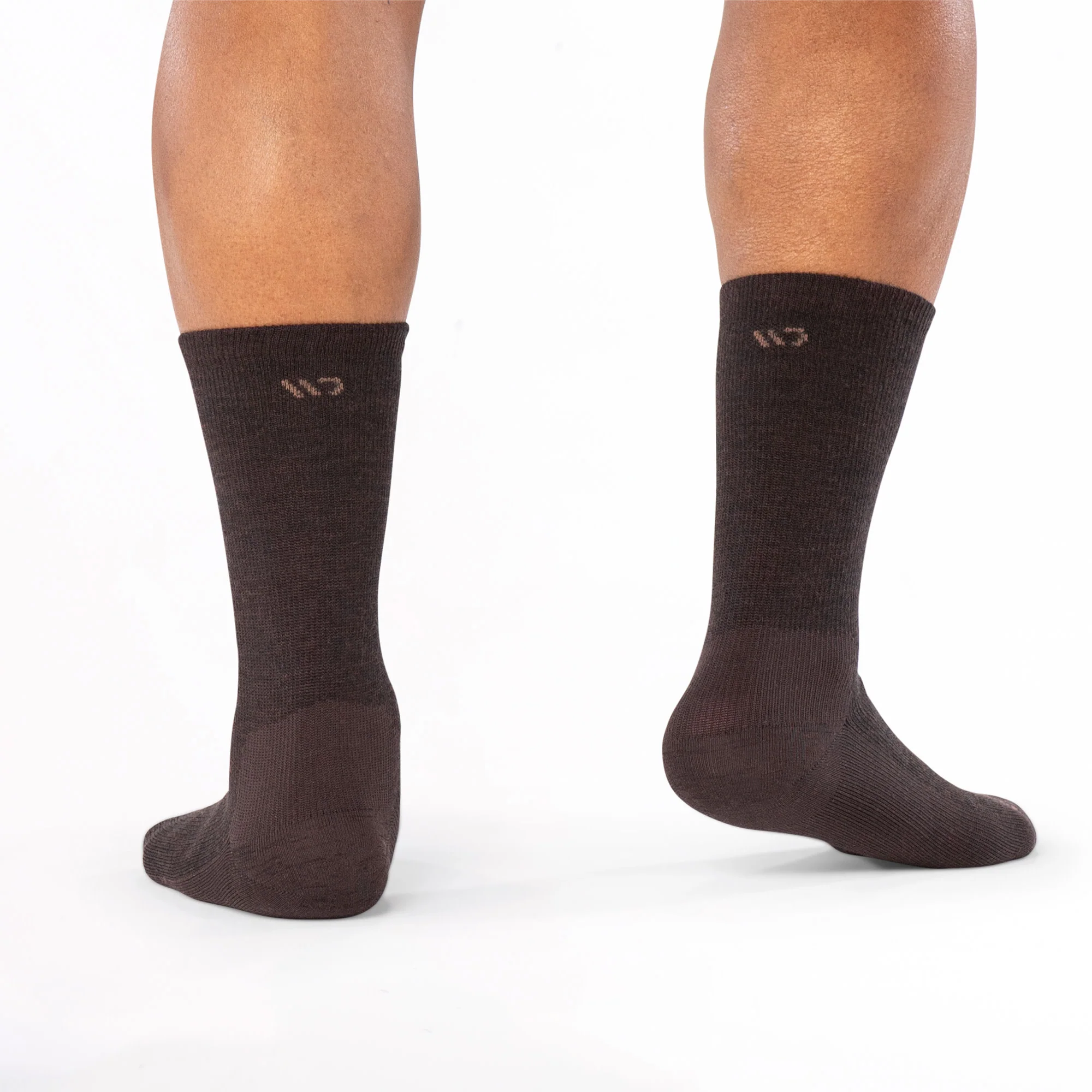 Men's Solid Lightweight Crew Socks - Image 16
