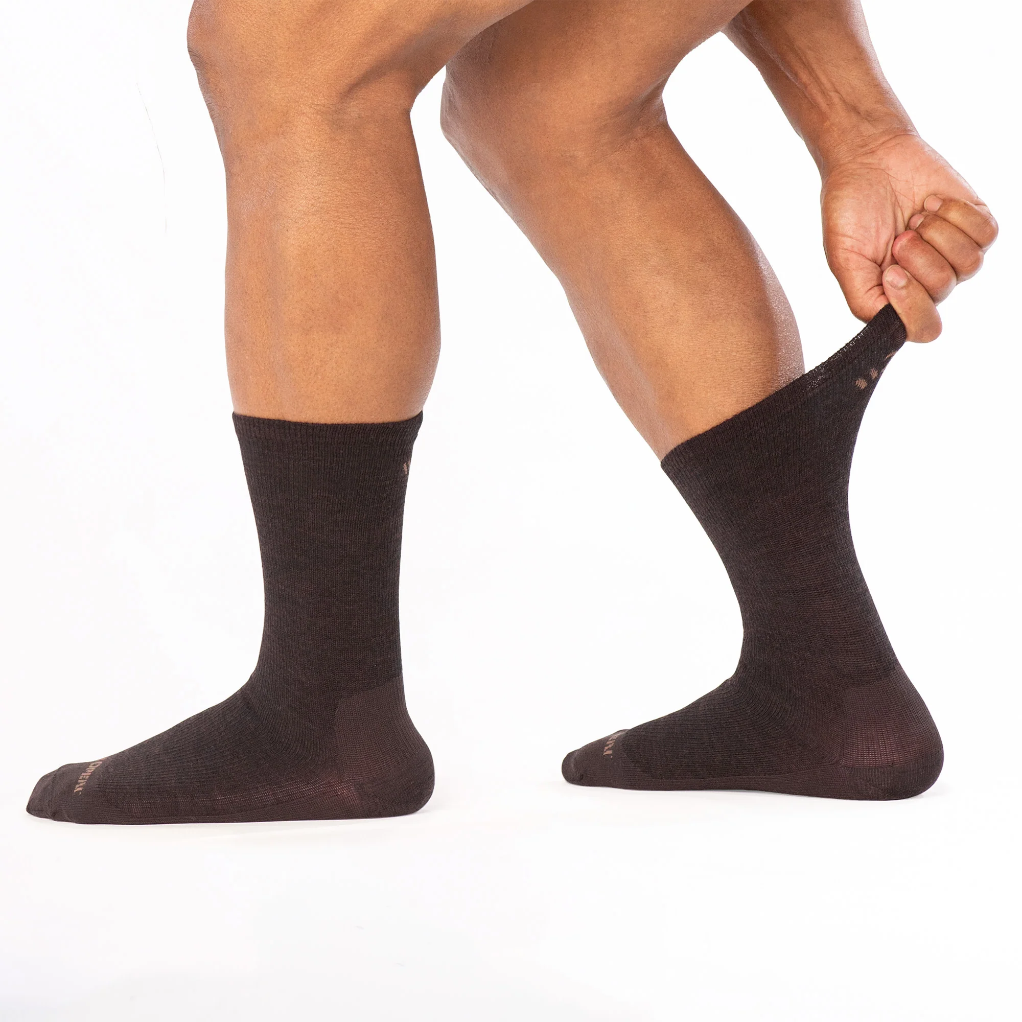Men's Solid Lightweight Crew Socks - Image 18