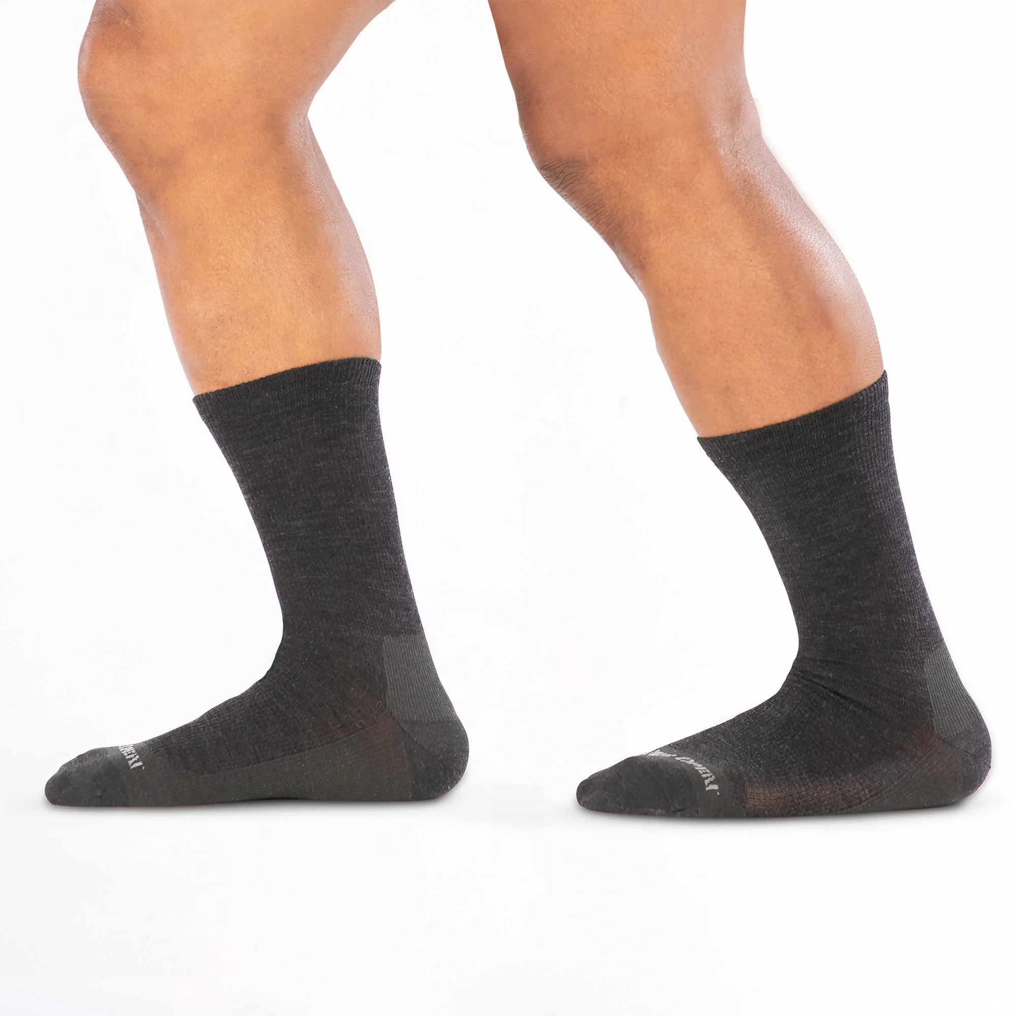 Men's Solid Lightweight Crew Socks - Image 22