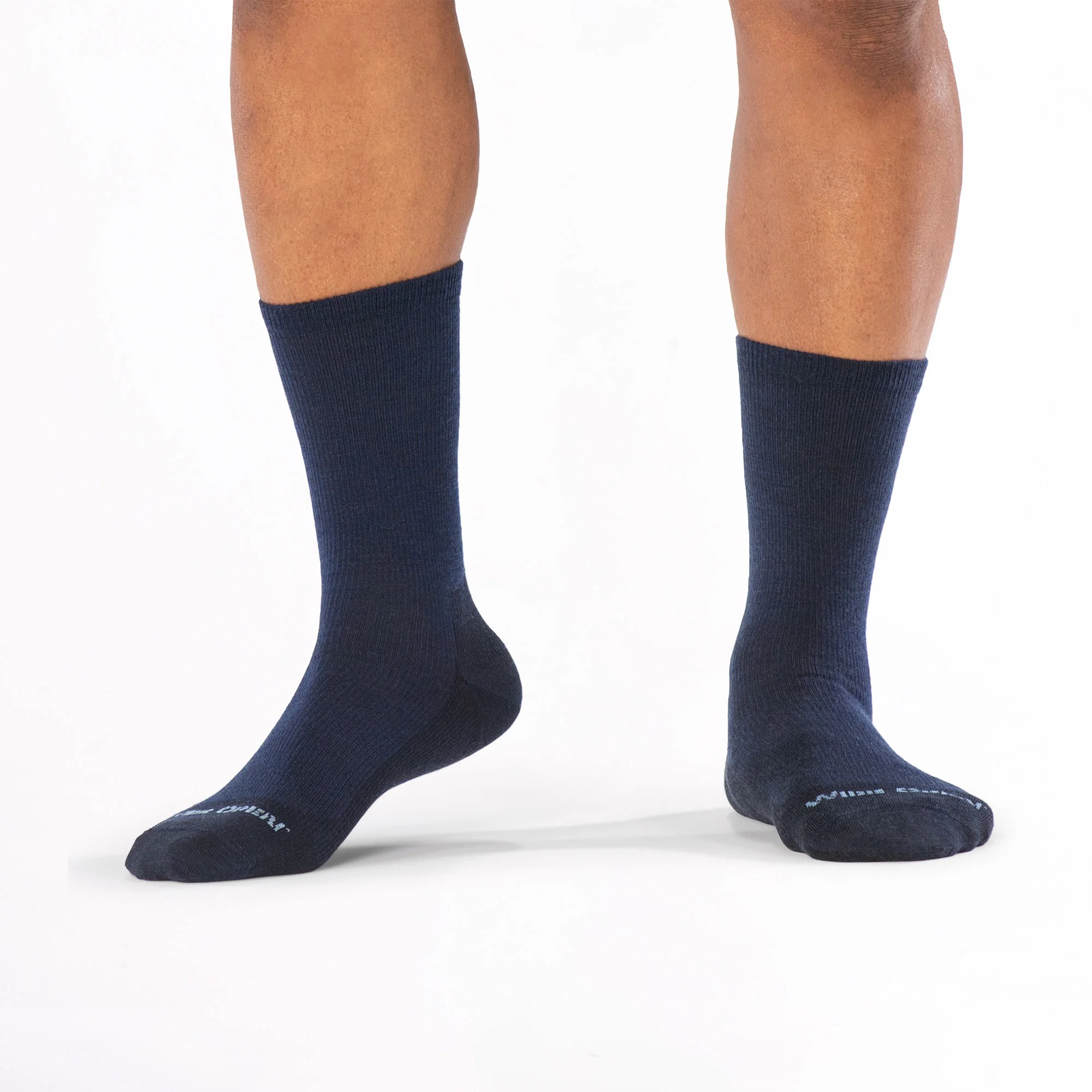 Men's Solid Lightweight Crew Socks - Image 26