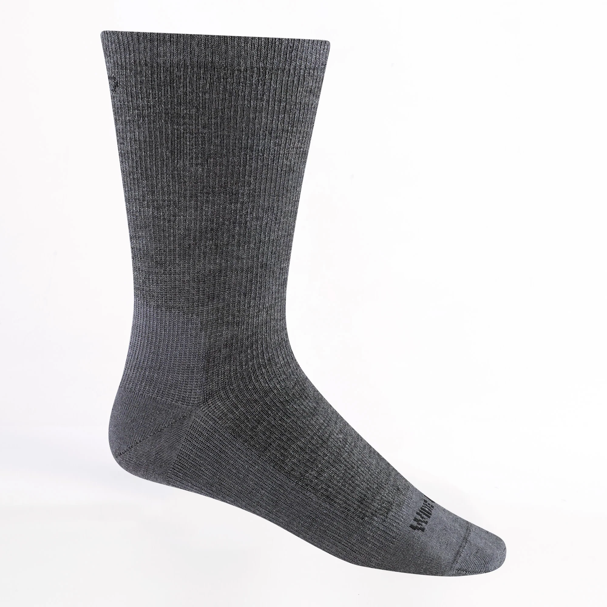 Men's Solid Lightweight Crew Socks - Image 4