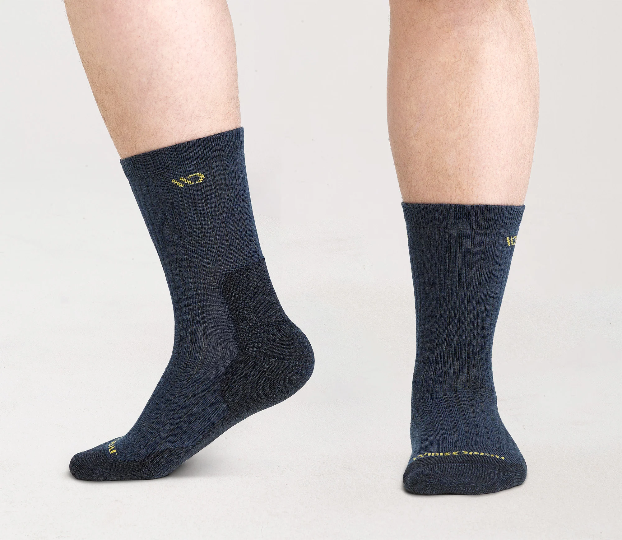 Men's Solid Cushioned Micro Crew Socks - Image 7