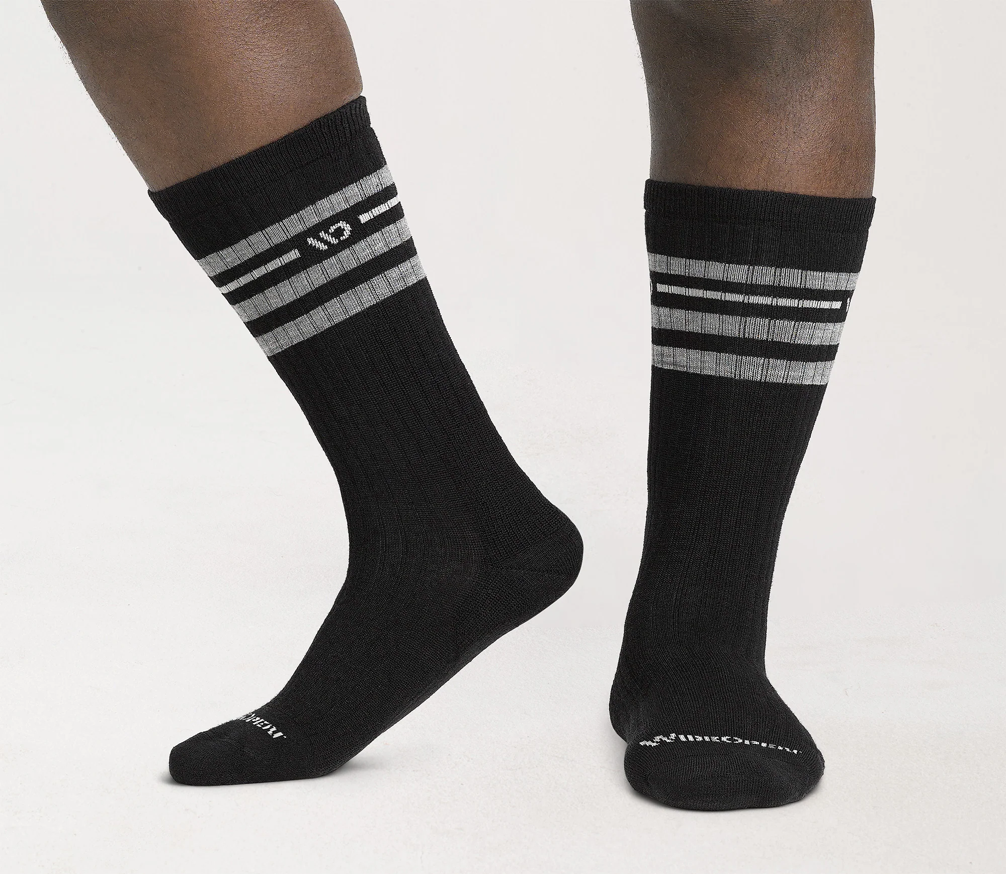 Men's Vintage Stripe Cushioned Crew Socks - Image 7