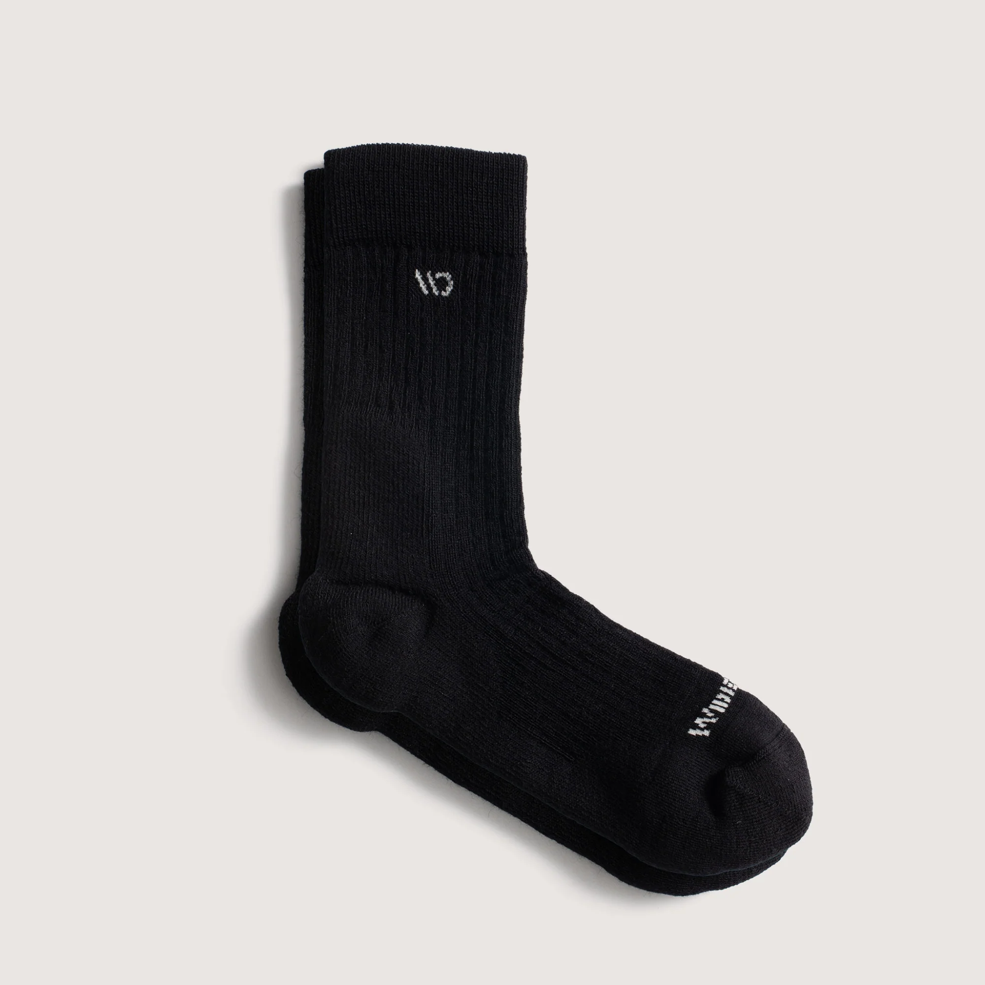 Men's Solid Cushioned Micro Crew Socks - Image 4