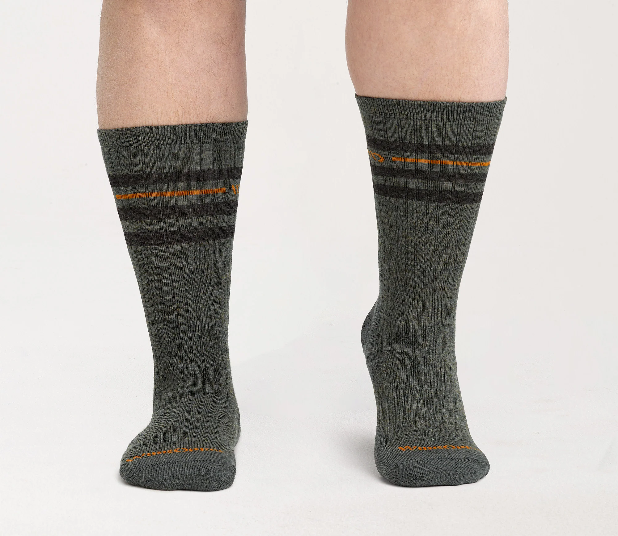 Men's Vintage Stripe Cushioned Crew Socks - Image 14