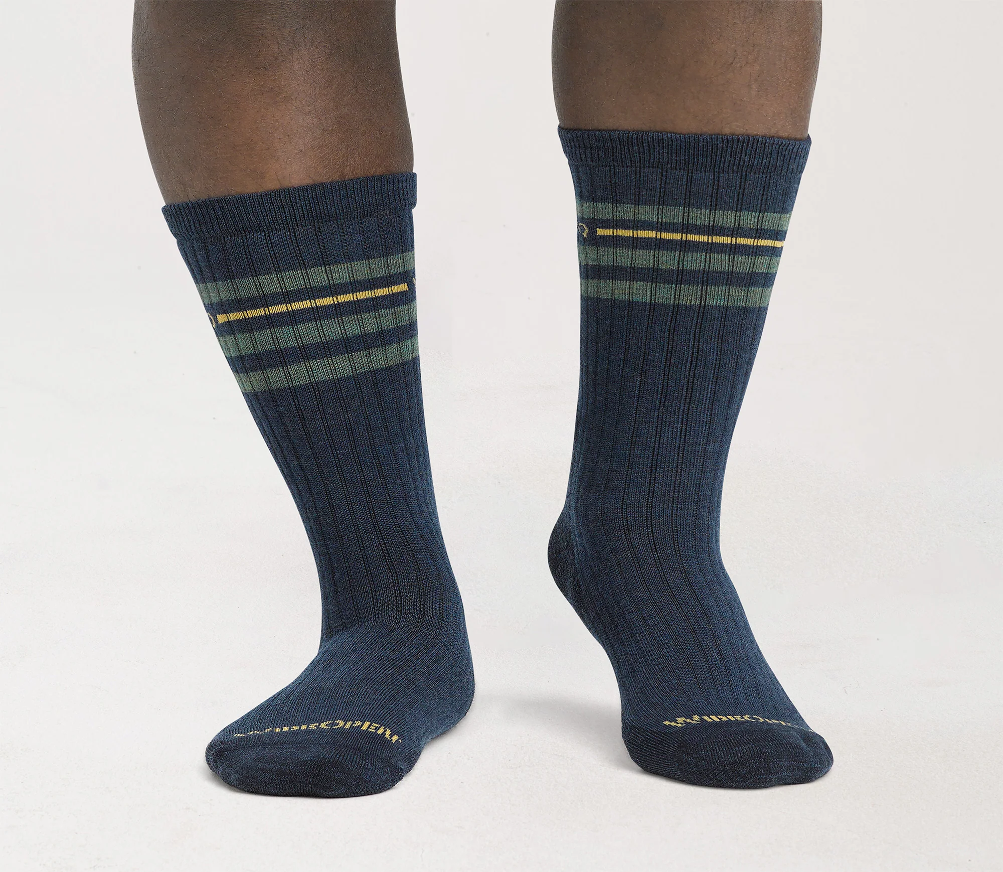 Men's Vintage Stripe Cushioned Crew Socks - Image 17
