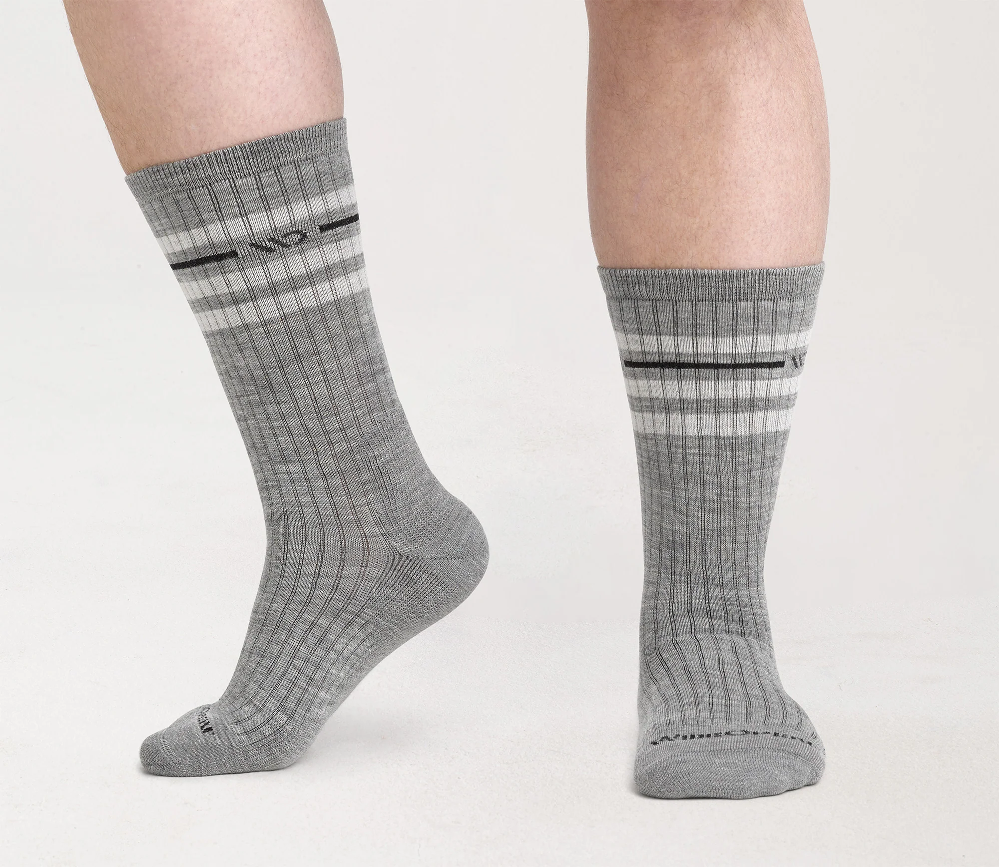 Men's Vintage Stripe Cushioned Crew Socks - Image 22