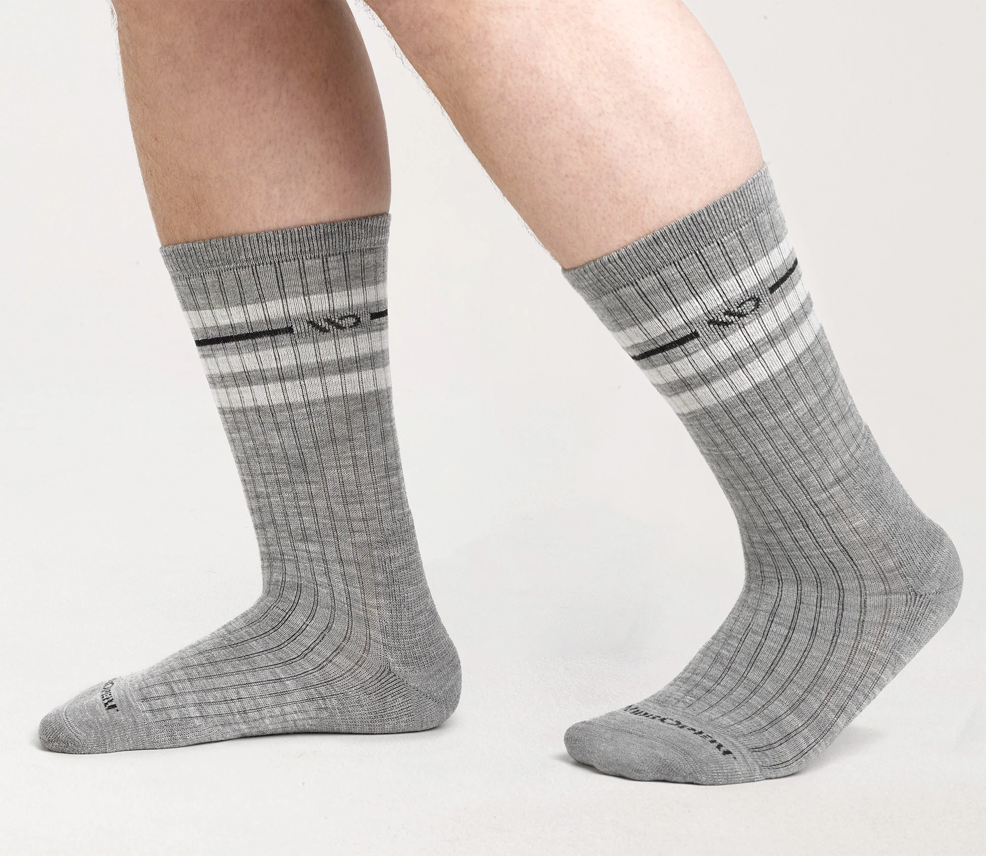 Men's Vintage Stripe Cushioned Crew Socks - Image 23