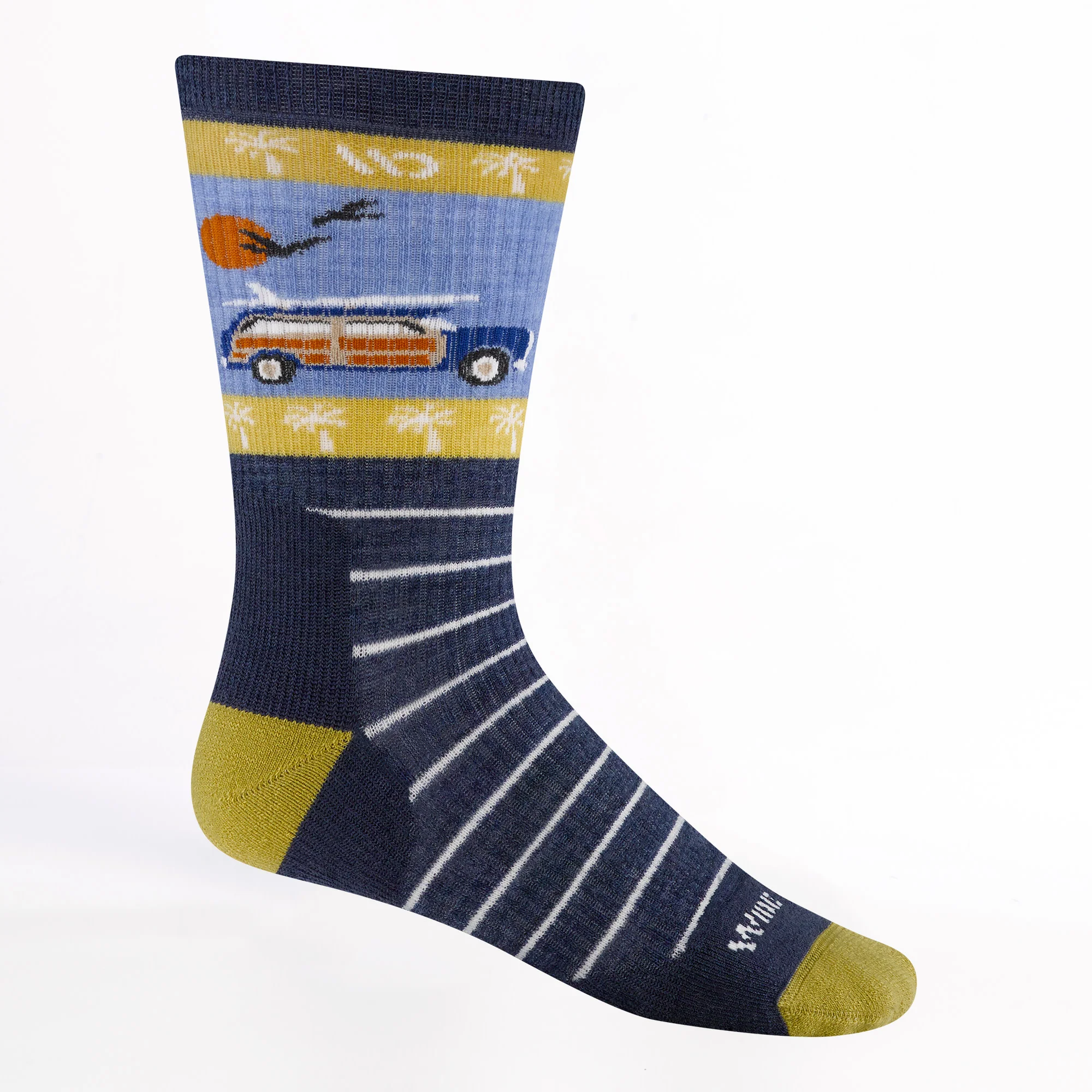 Men's Way Back Cushioned Crew Socks - Image 3