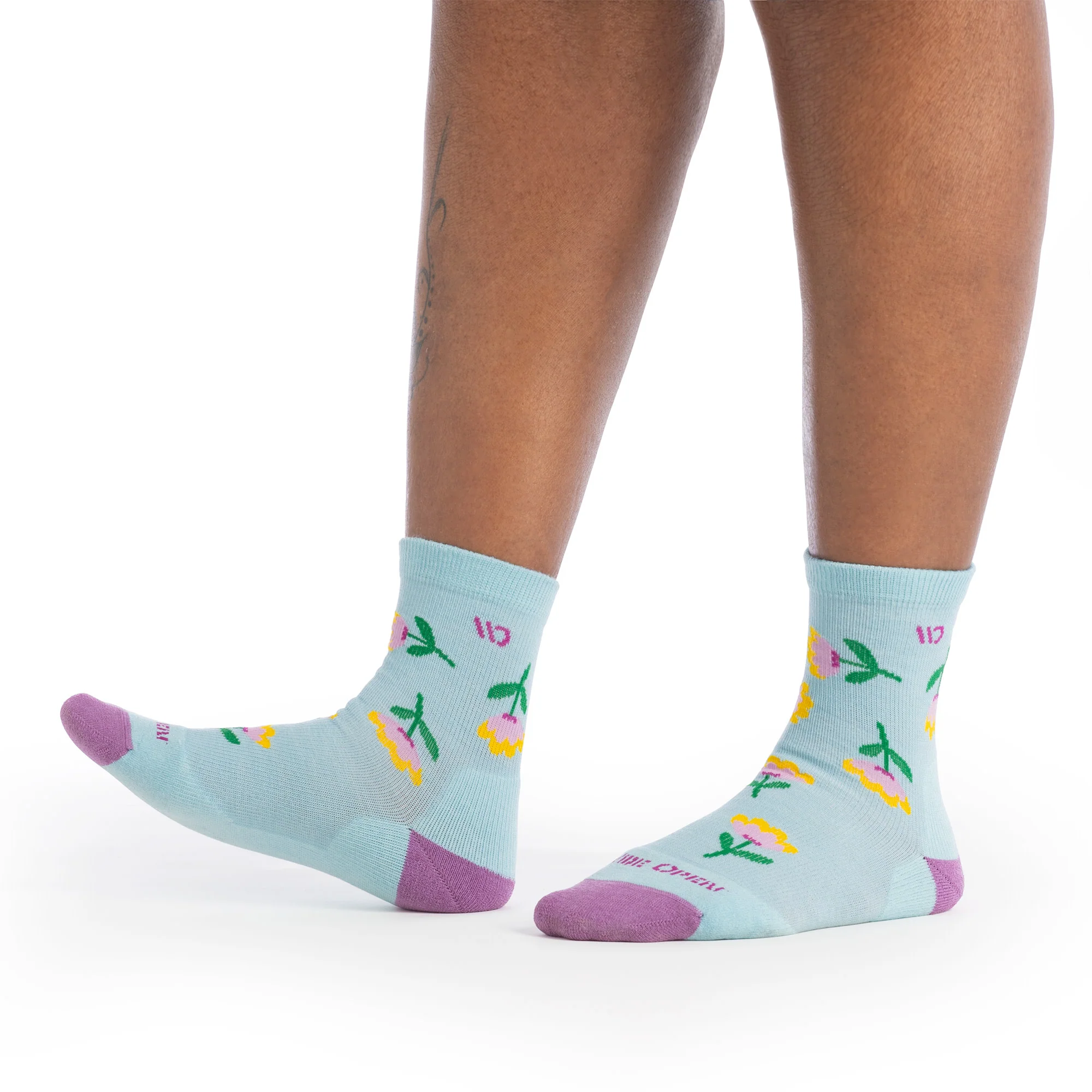 Women's Full Bloom Cushioned Micro Crew Socks - Image 8