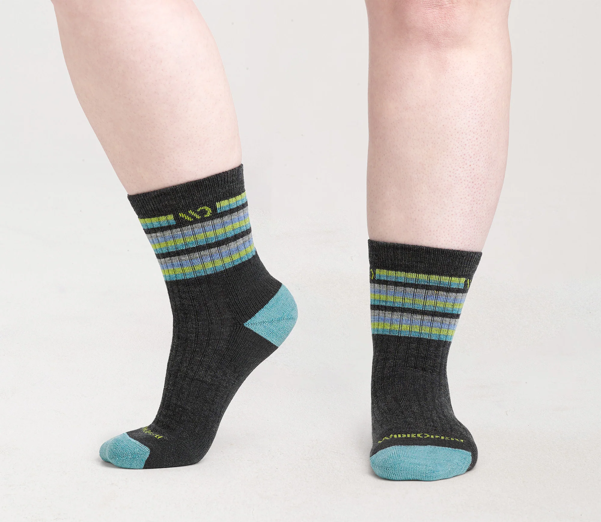 Women's Multi Stripe Cushioned Micro Crew 4-Pack - Image 5