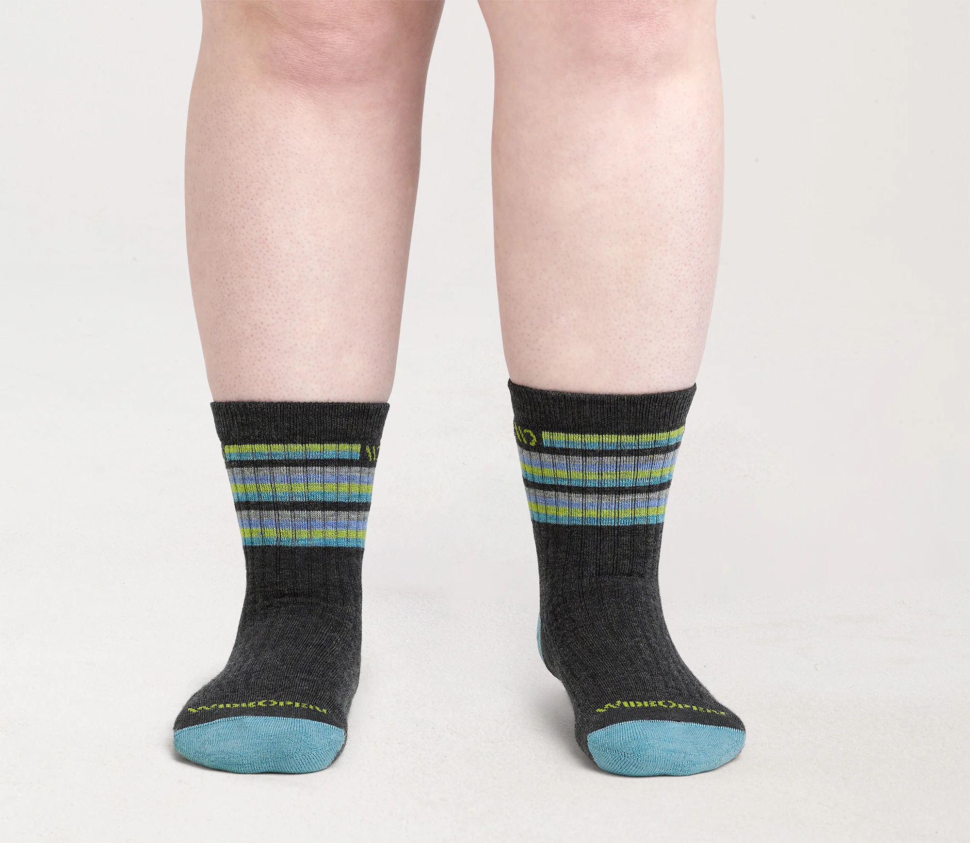 Women's Multi Stripe Cushioned Micro Crew Socks - Image 16