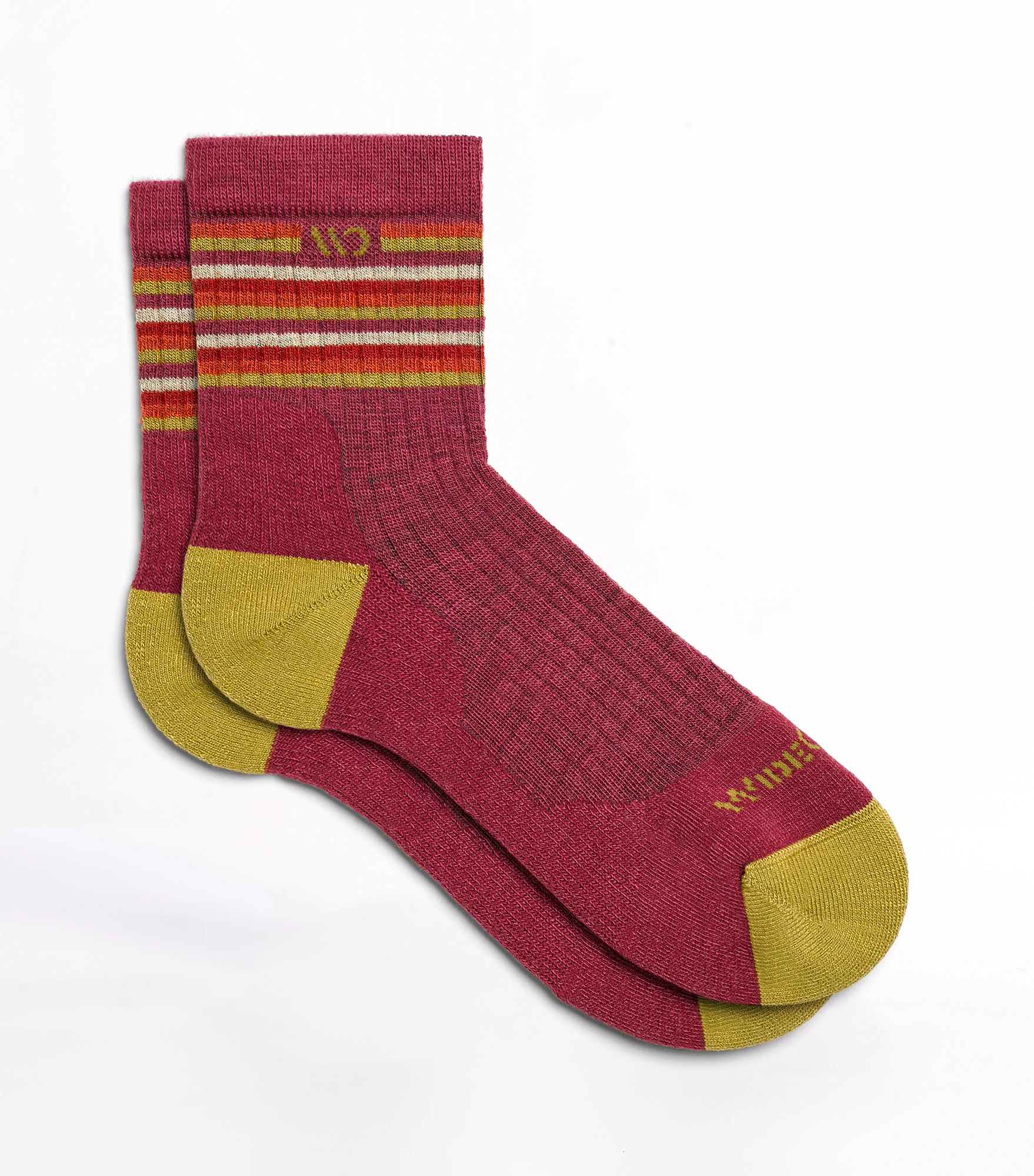 Women's Multi Stripe Cushioned Micro Crew Socks - Image 12