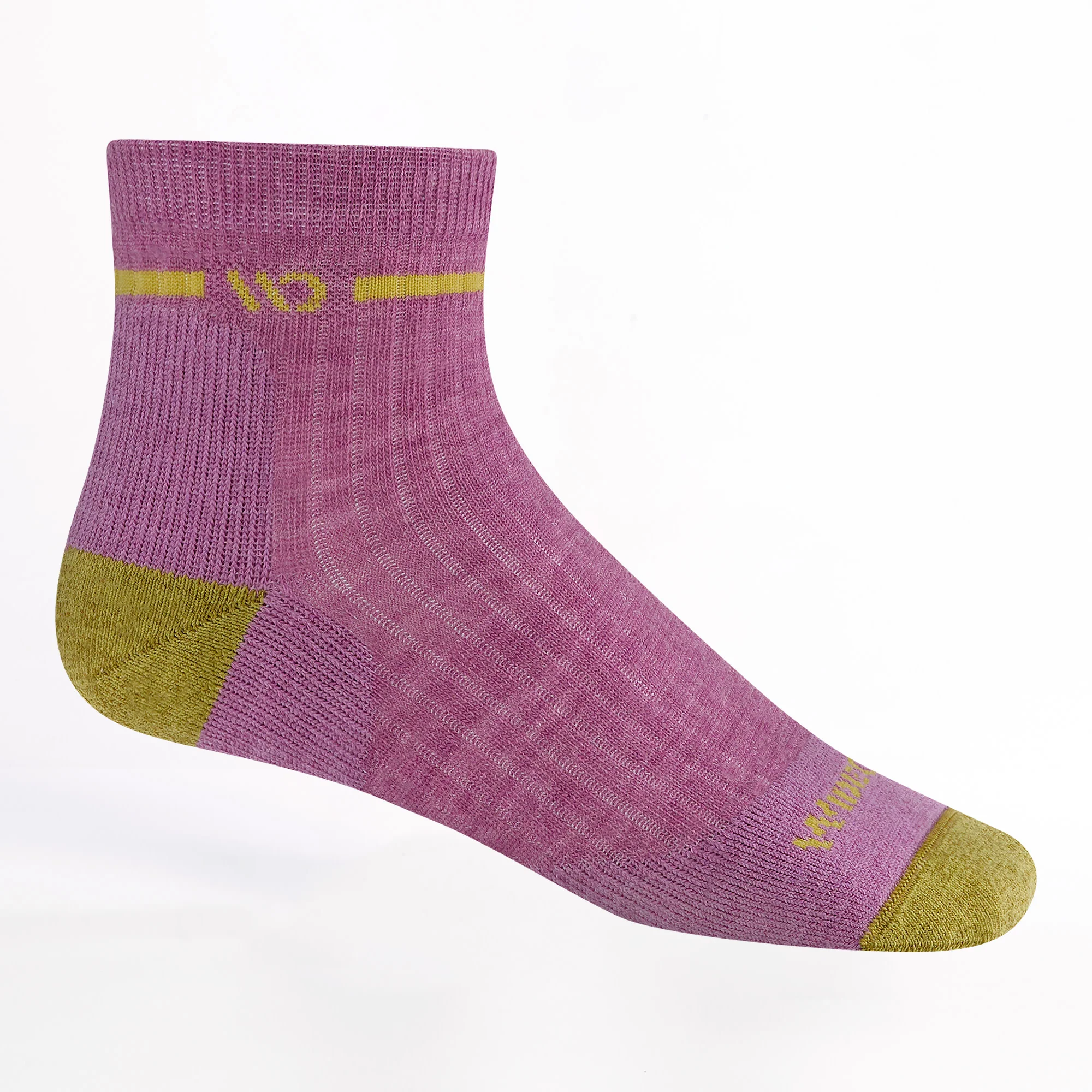 Women's Single Stripe Cushioned Quarter Socks - Image 5
