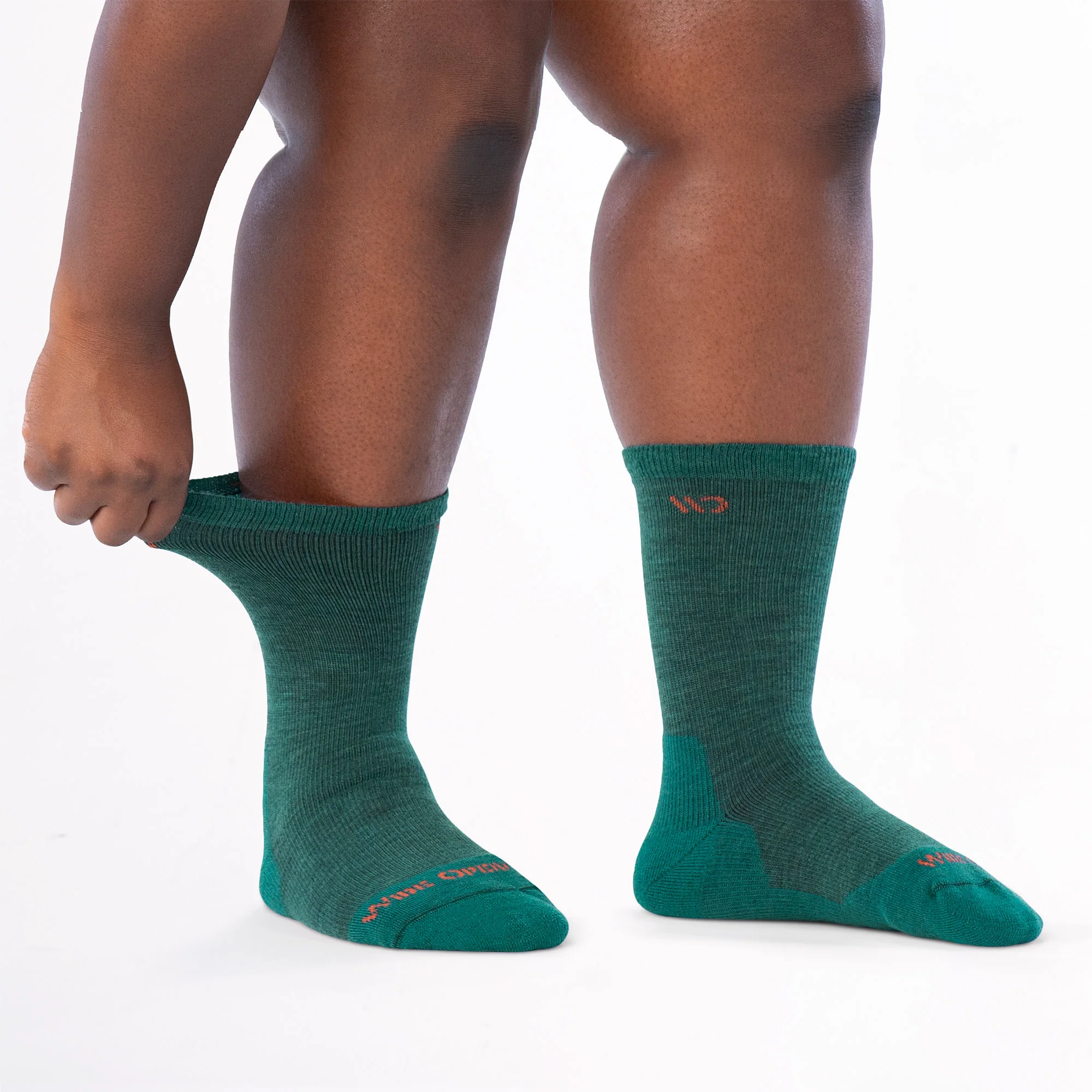 Women's Solid Cushioned Crew Socks - Image 25
