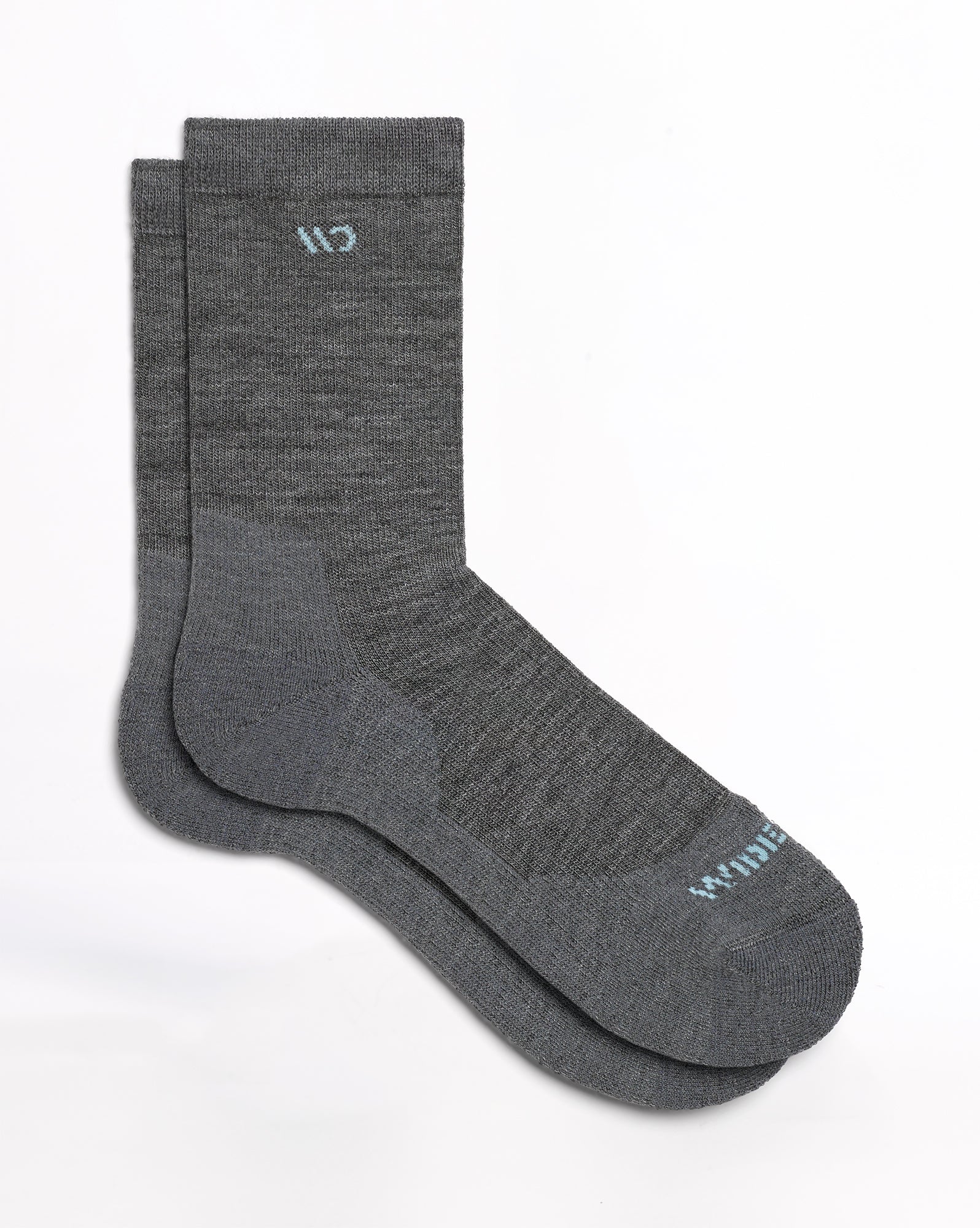 Women's Solid Cushioned Crew Socks - Image 9