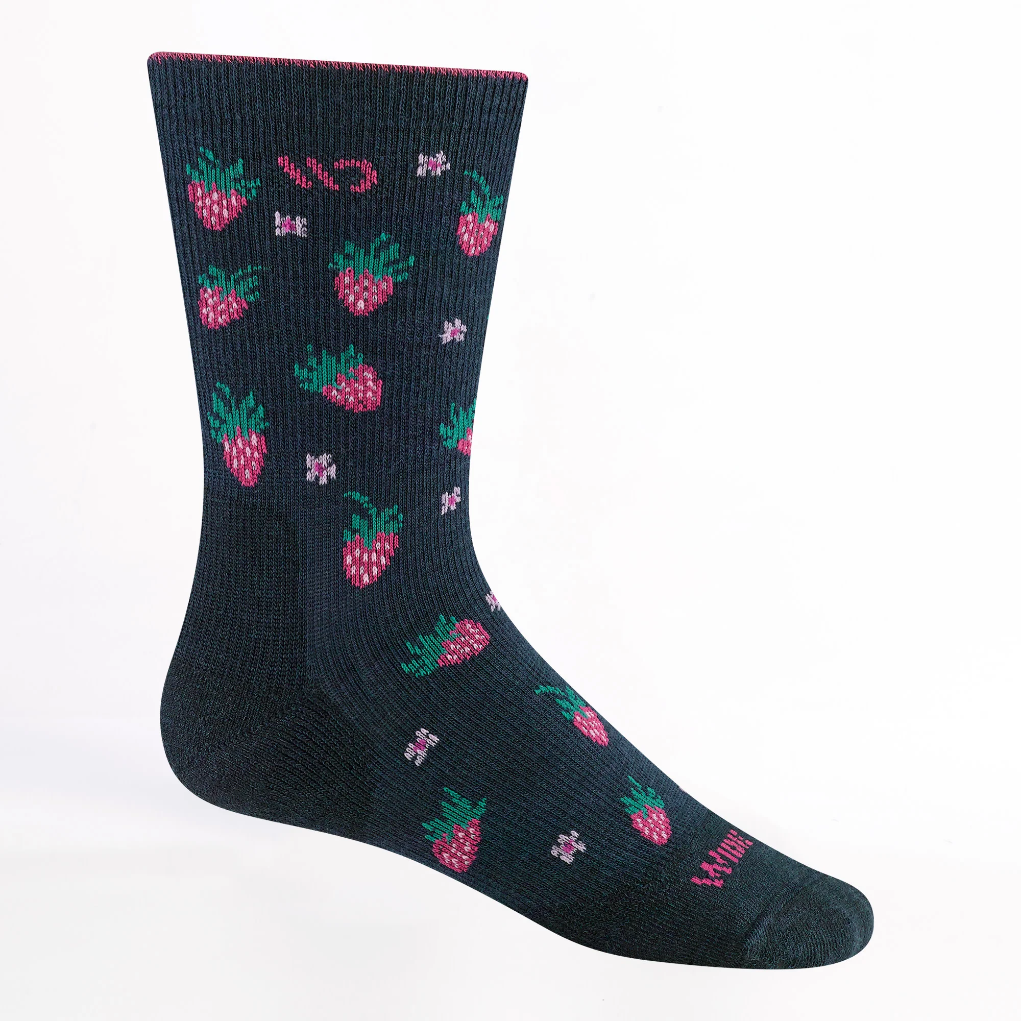 Women's Strawberry Fields Cushioned Crew Socks - Image 4